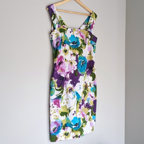 🇨🇦 NWT Gilmour Floral Cotton Dress Made In Canada - Picture 2 of 10